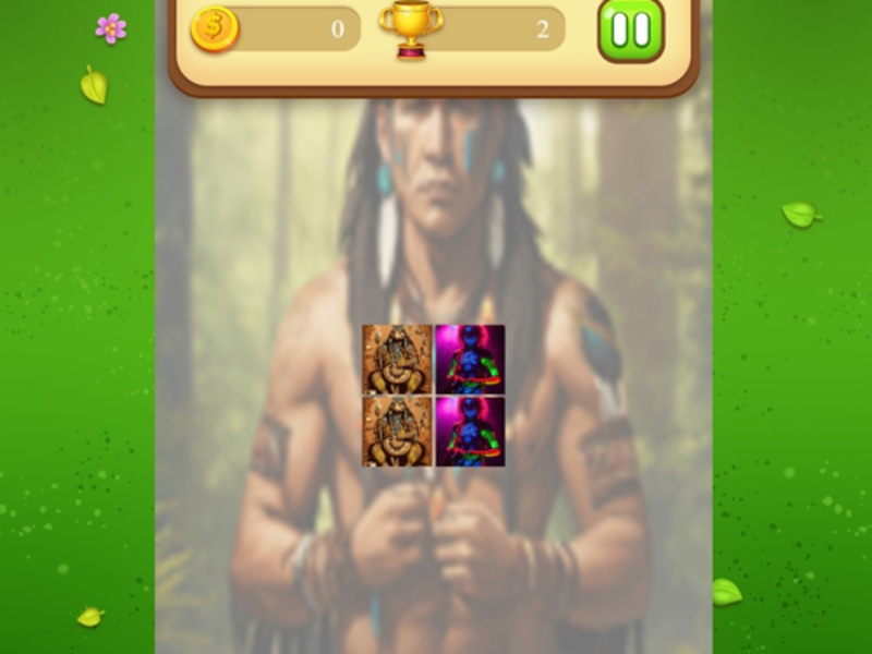 Spiel Shaman Memory Match Online