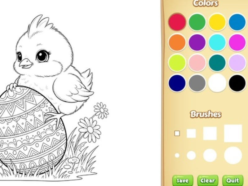 Spiel Ostermalbuch für Kinder Online