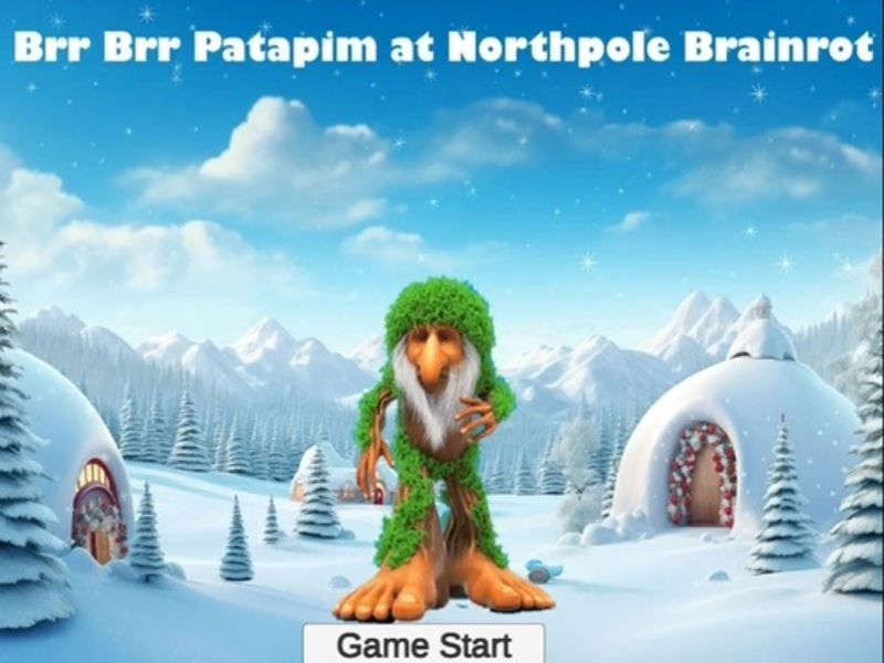 Spiel Brr Brr Patapim am Northpole Brainrot Online