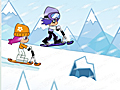 Spiel Auf einem Roller im Schnee Online