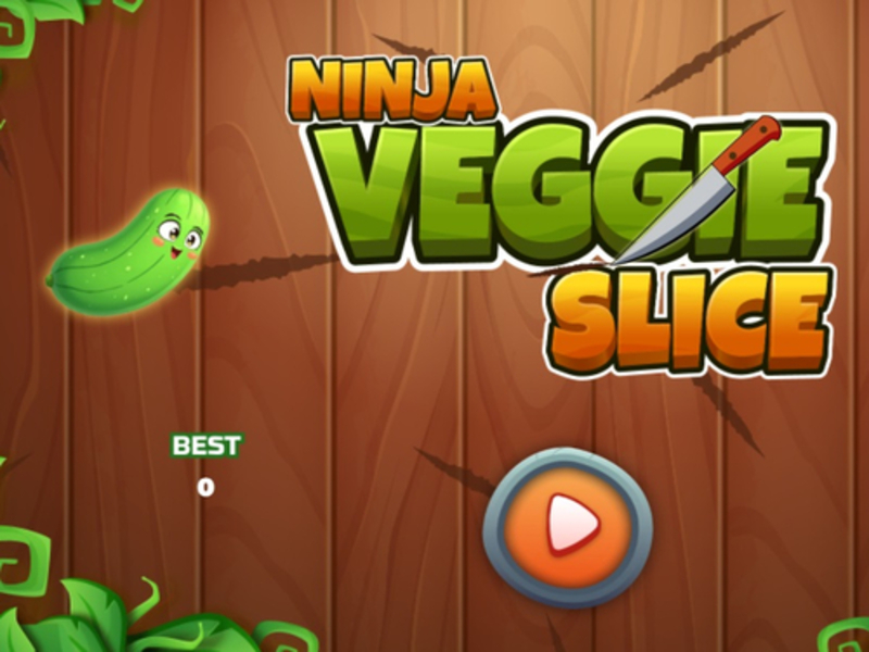 Spiel Ninja Veggie Slice Online