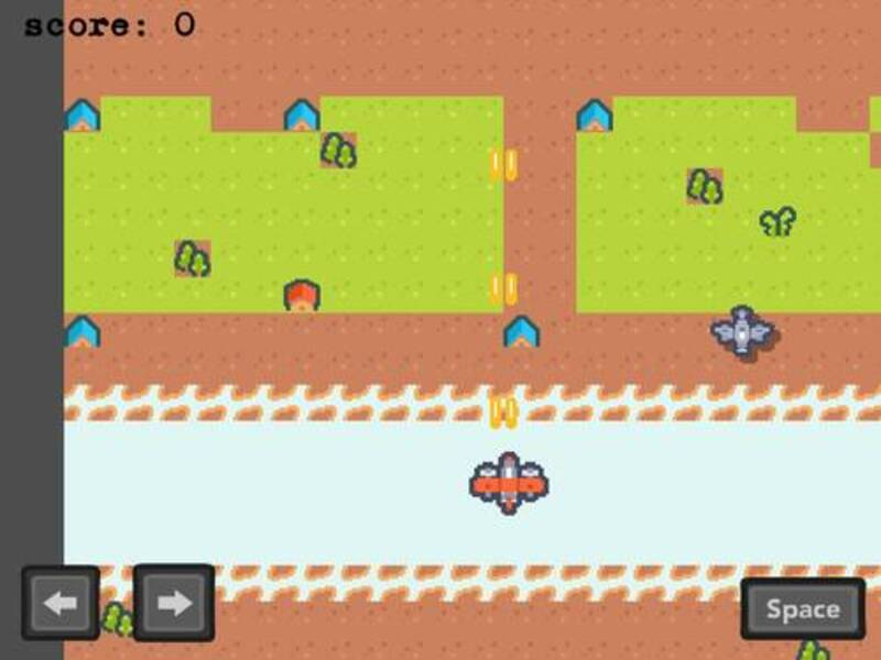 Spiel 2D-Flugzeugaufnahmen Online