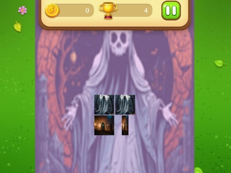 Spiel Ghost Memory Match Online