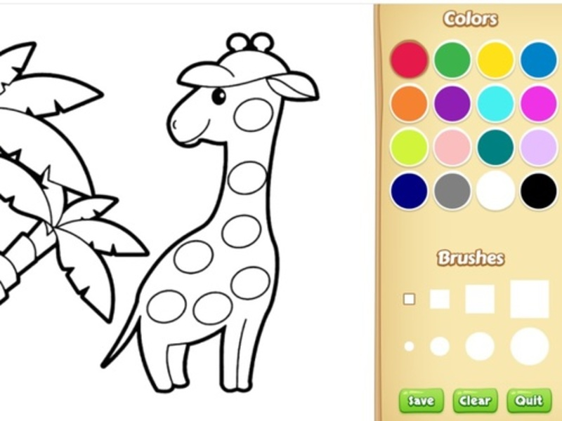 Spiel Easy Animal Malbuch für Kinder Online