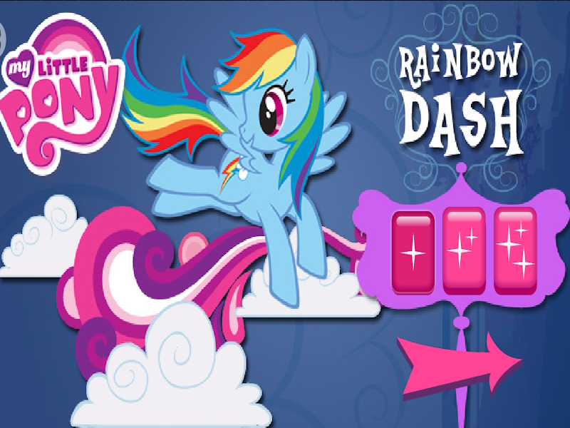 Spiel Rainbow Dashs Wolkenbauch Online