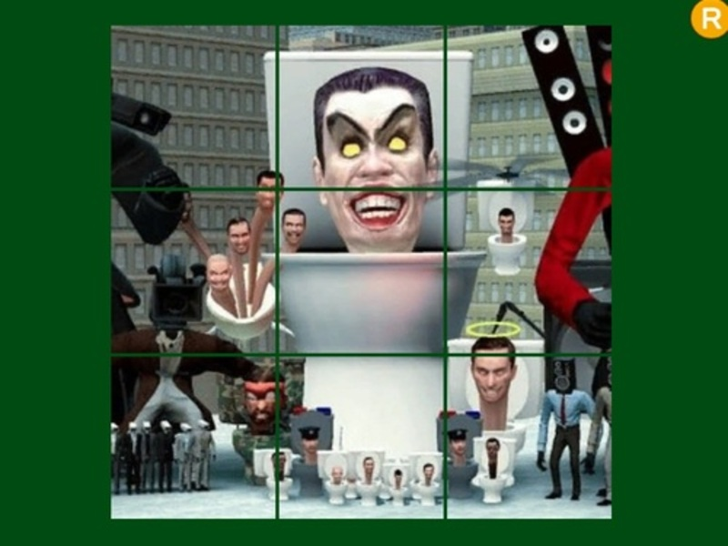 Spiel Skibidi-Toiletten-Rätsel rutschen Online