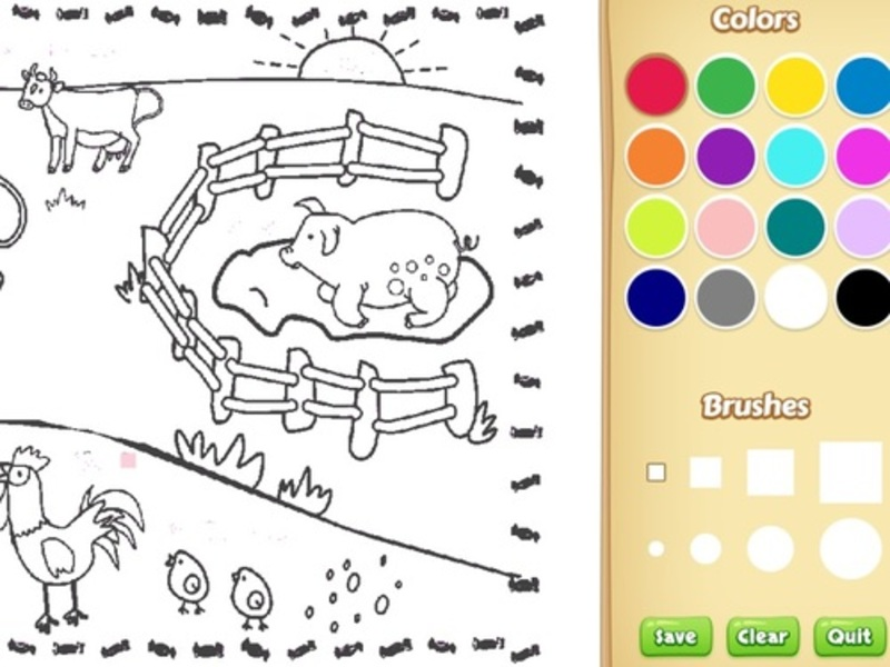 Spiel Landwirtschaft Malbuch für Kinder Online