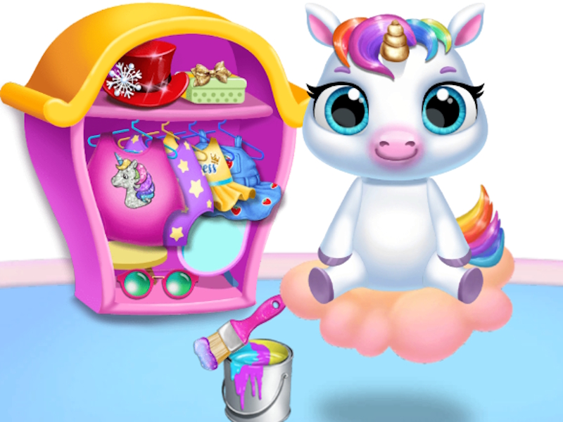 Spiel Mein Baby Einhorn - Pony Care 2 Online