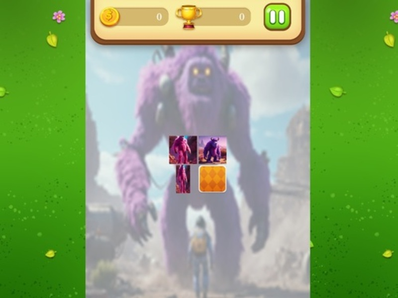 Spiel Yeti Memory Match Online