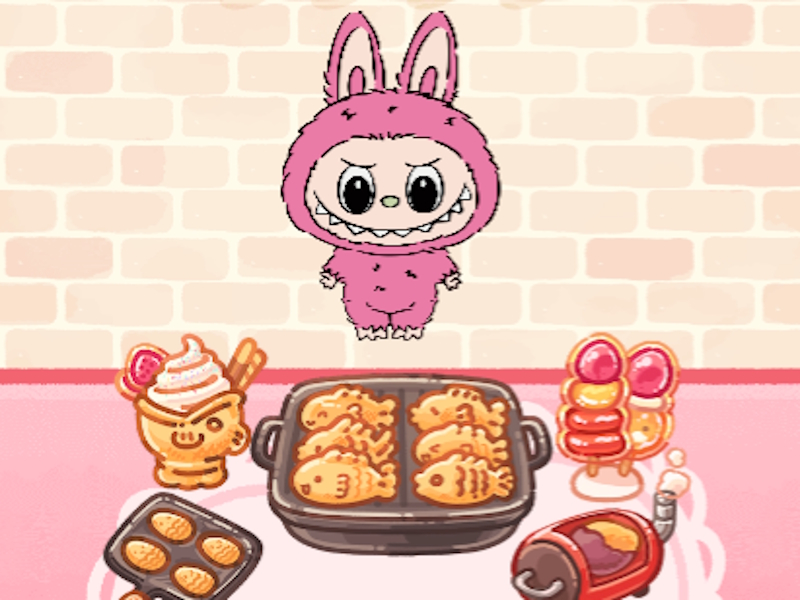 Spiel Labubu -Puppe Mukbang ASMR entsperrt Online