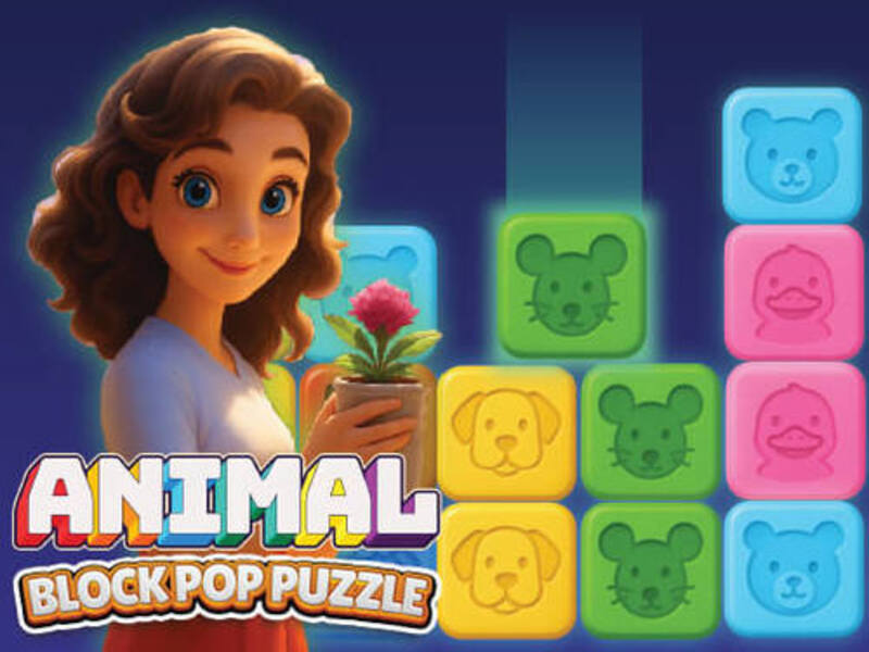 Spiel Tierblock-Pop-Puzzle Online