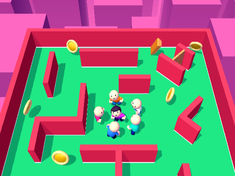 Spiel Versteck und suche Freunde! Online
