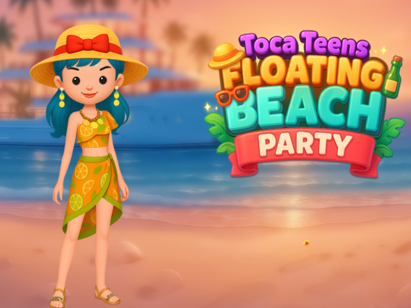 Spiel Toca Teens schwimmende Strandparty Online
