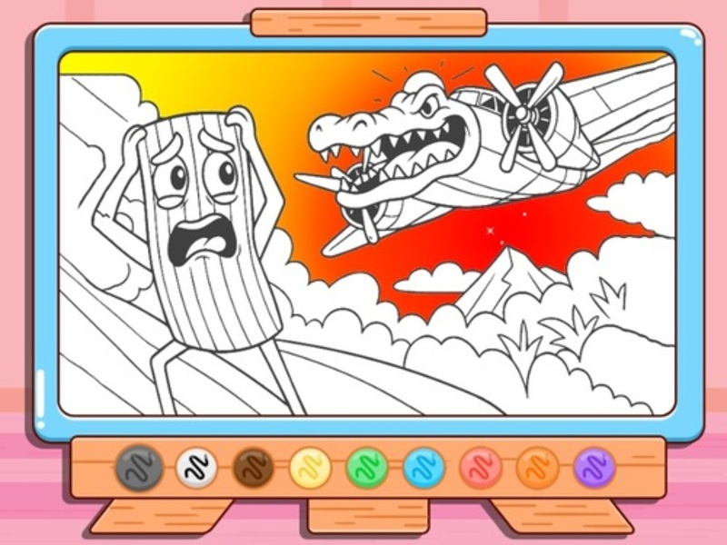 Spiel Malbuch: Bombardino Crocodilo Online