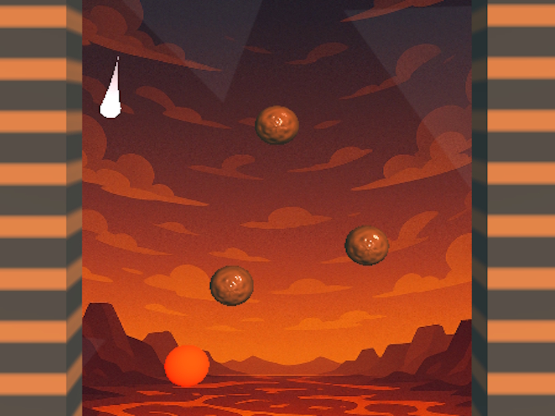 Spiel Bubble Lava Puzzle Online