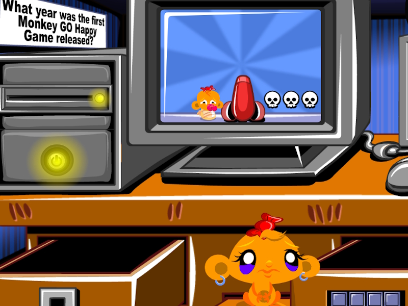 Spiel Affe Gehen Sie glücklich 974 Online