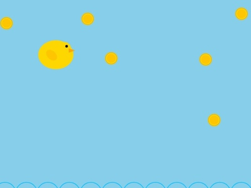Spiel Eine Ente sammelt Münzen Online