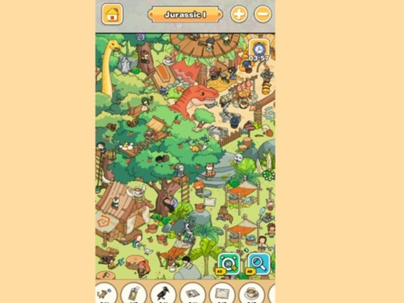 Spiel Finden Sie den Jurassic Park heraus Online