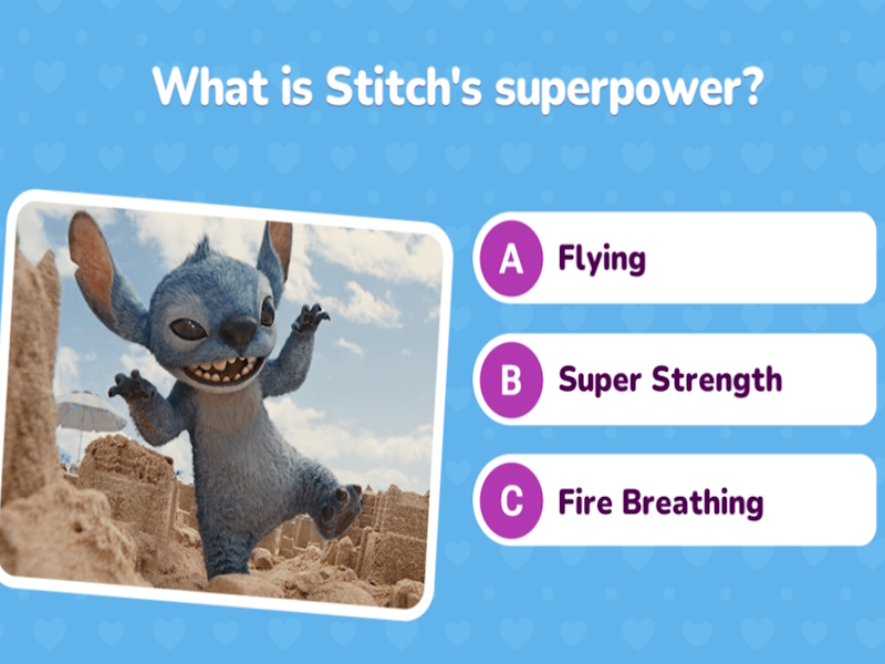 Spiel Lilo & Stitch Quiz Challenge Online