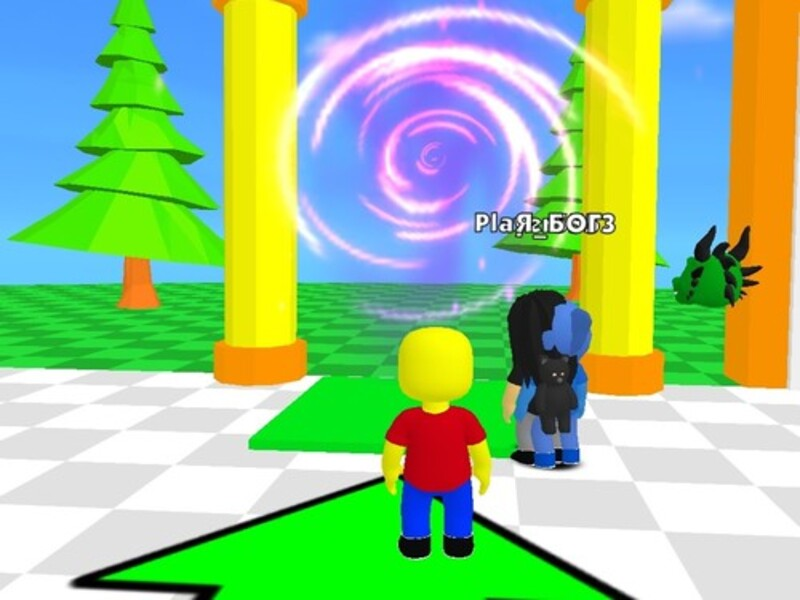 Spiel Roblox: Der Boden ist die Lava-Herausforderung Online