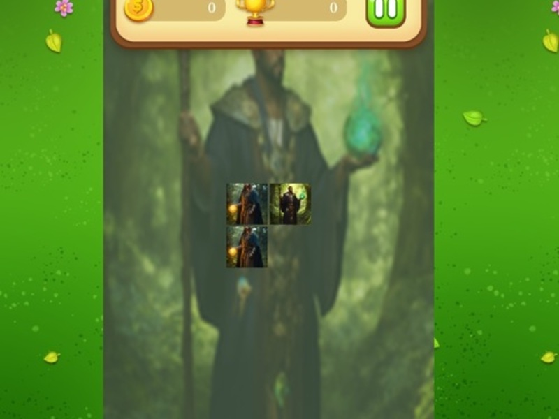 Spiel Nature Druid Memory Match Online
