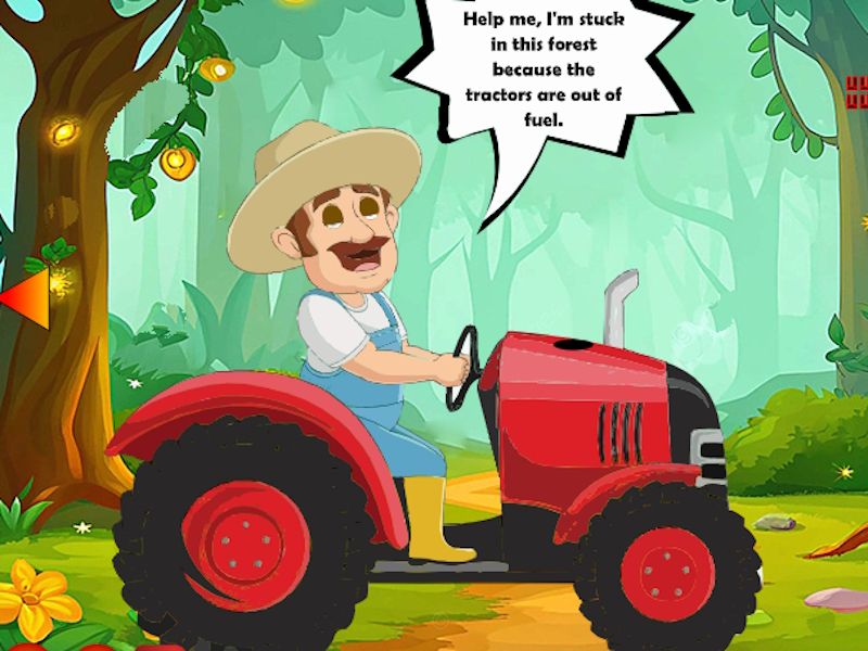 Spiel Füllen Sie den Treibstoff im Bauerntraktor aus Online