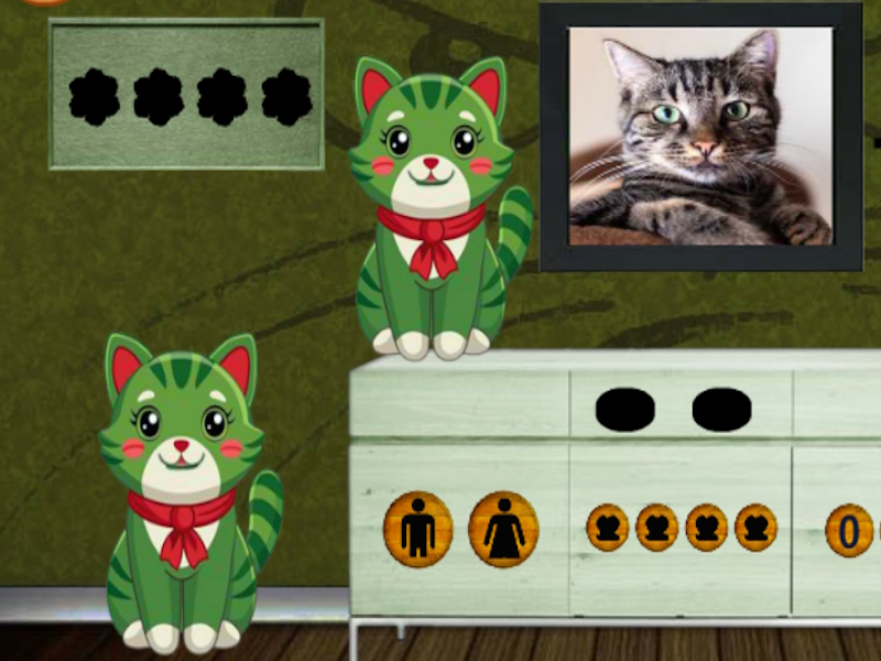Spiel Finden Sie die merkwürdige, ausgeflippte Katze Online