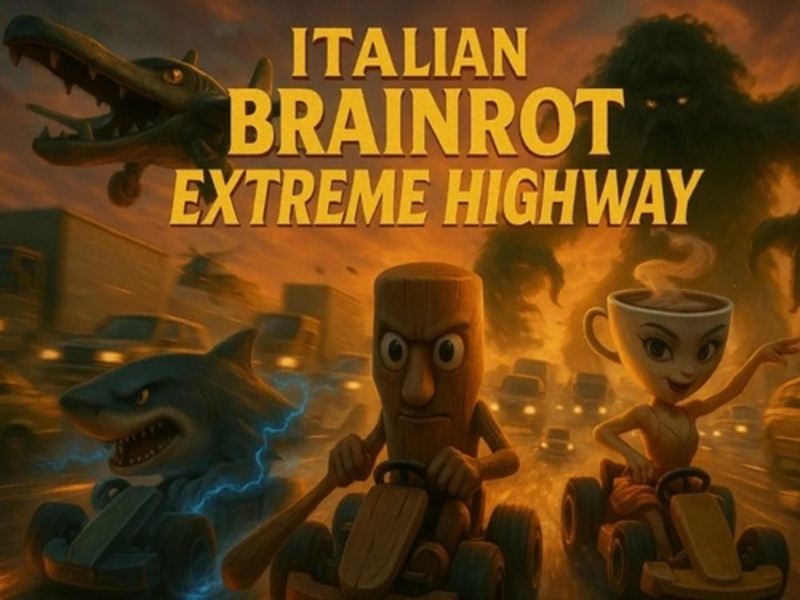 Spiel Italienische Brainrot Extreme Autobahn Online