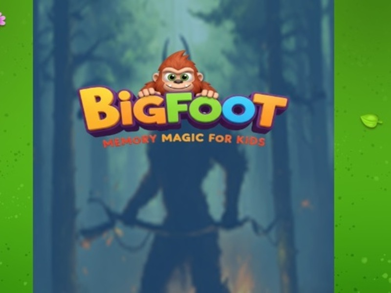 Spiel Bigfoot Memory Magic für Kinder Online