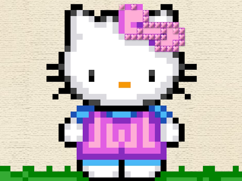 Spiel Hallo Kitty Cross Stich Online