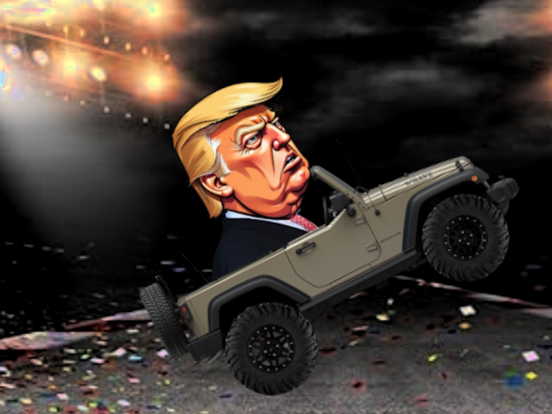 Spiel Trump Wheelie Challenge Online
