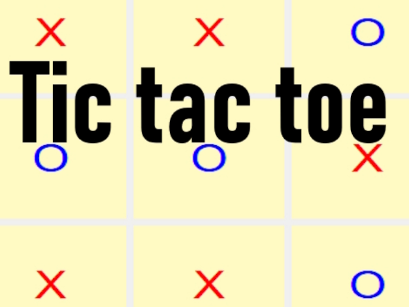 Spiel Tic Tac Toe Online