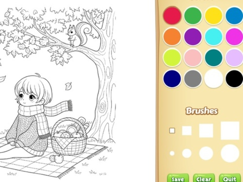 Spiel Gemütliches Malbuch für Kinder Online