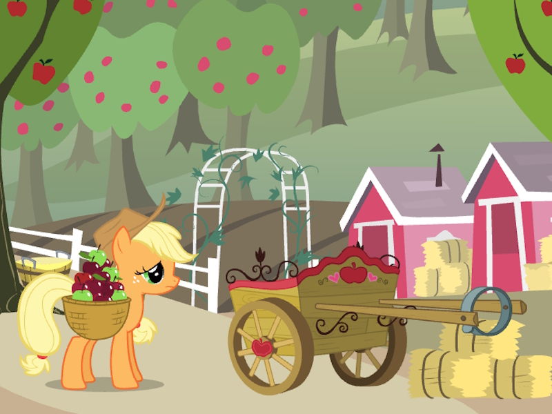 Spiel Die Apple-Ernte meines kleinen Pony Applejack Online