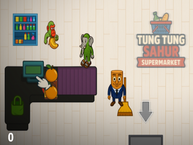 Spiel Tung Tung Sahur Supermarkt Online