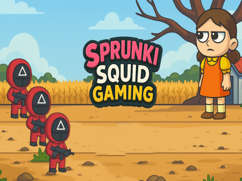 Spiel Sprunki-Tintenfischspiel Online