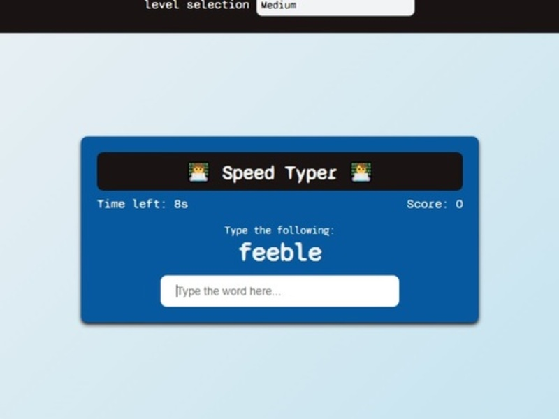 Spiel Speed Typer Online
